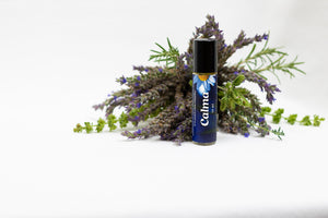 Calma essential oil aroma therapy blend is an anxiety relief oil made to calm the nervous system. 